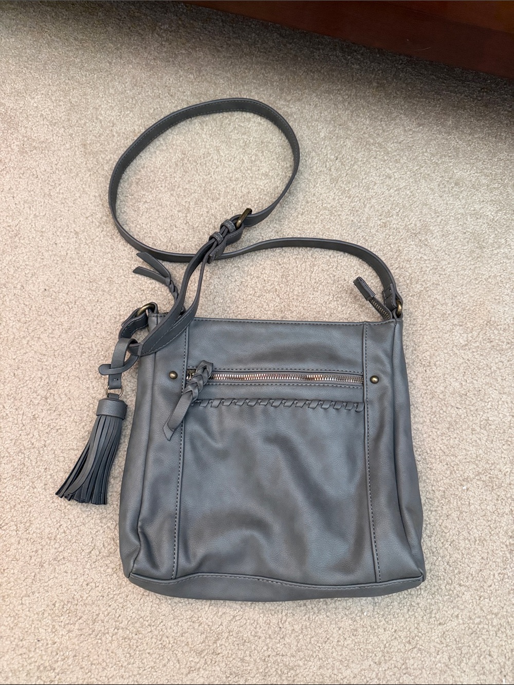 Sonoma Classic Women's Crossbody Bag in Slate Gray
